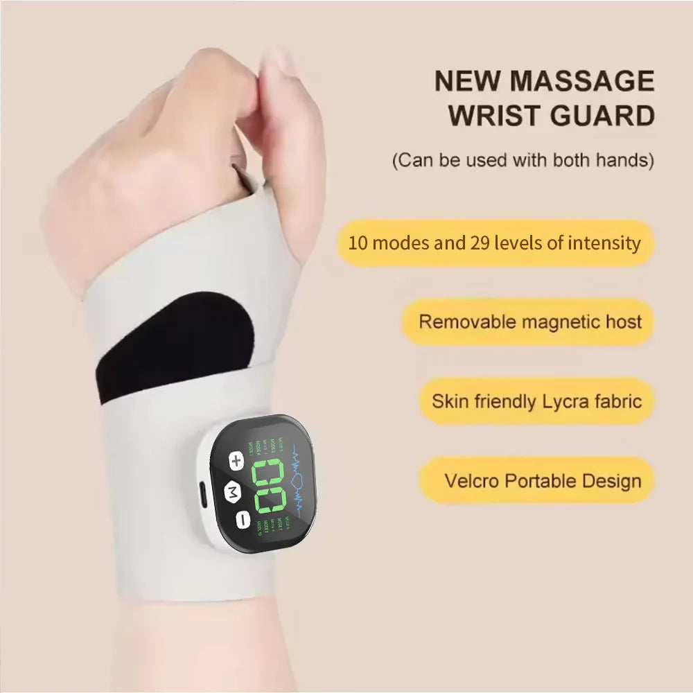 Electric Hand Wrist Massager - 10 Mode Vibration