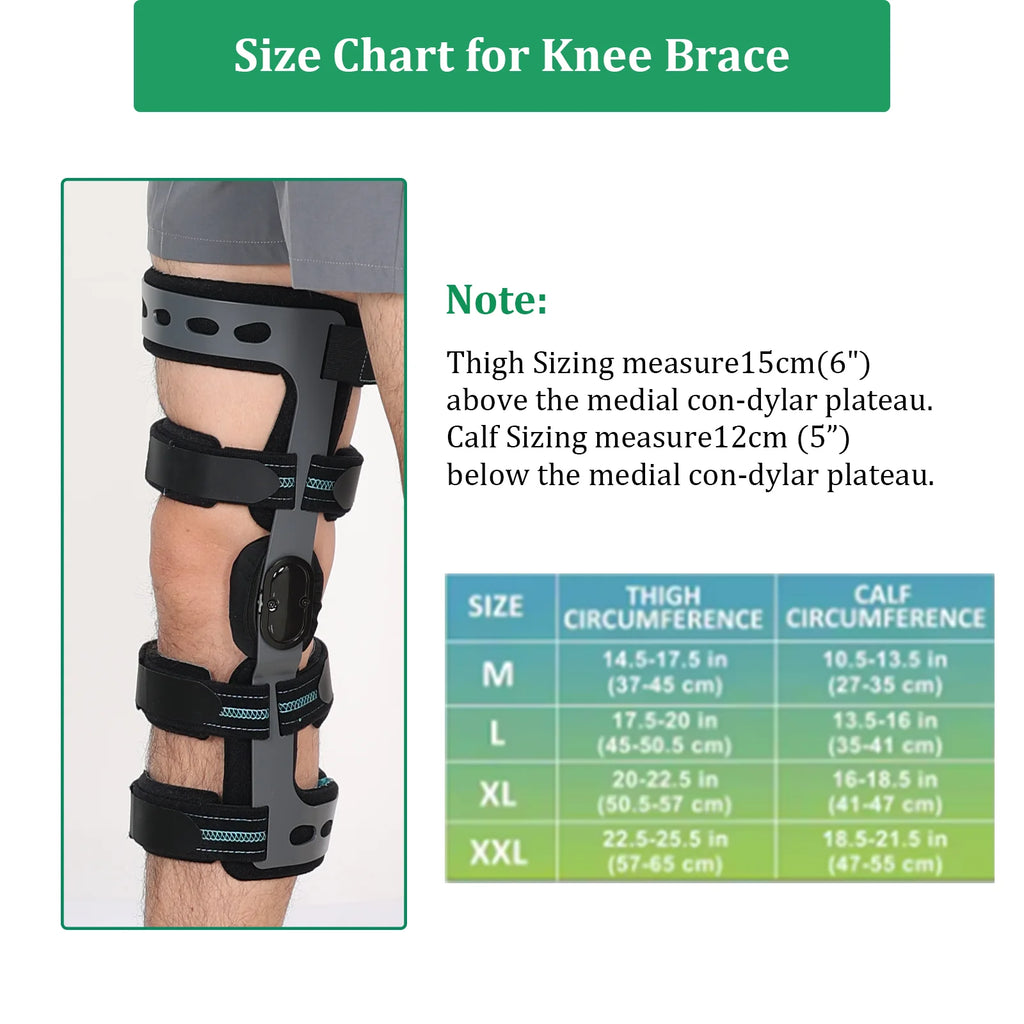 Hinged Knee Brace - ACL/MCL/Meniscus Support