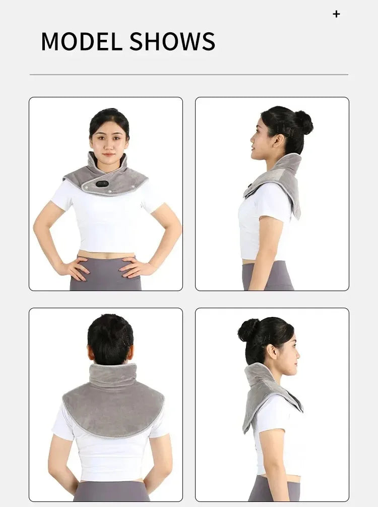 Shoulder Neck Heating Pad - Electric Massage Shawl