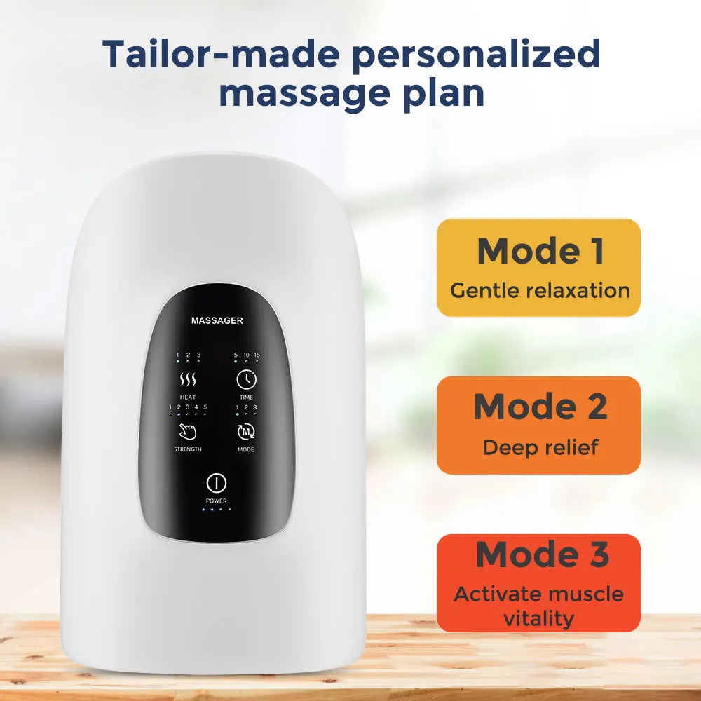 Cordless Hand Massager - Heat & Air Compression
