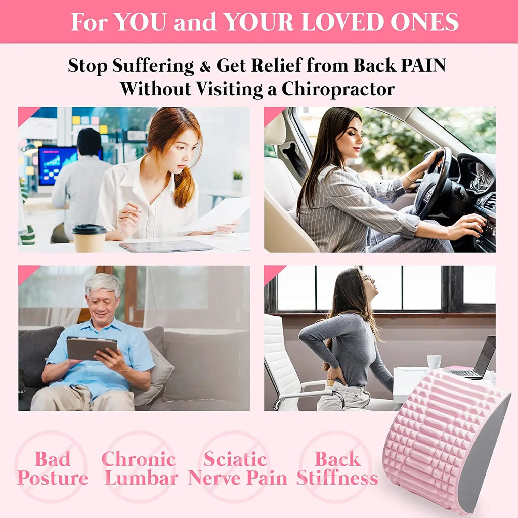 Back Stretcher Pillow - Lower Back Pain Relief