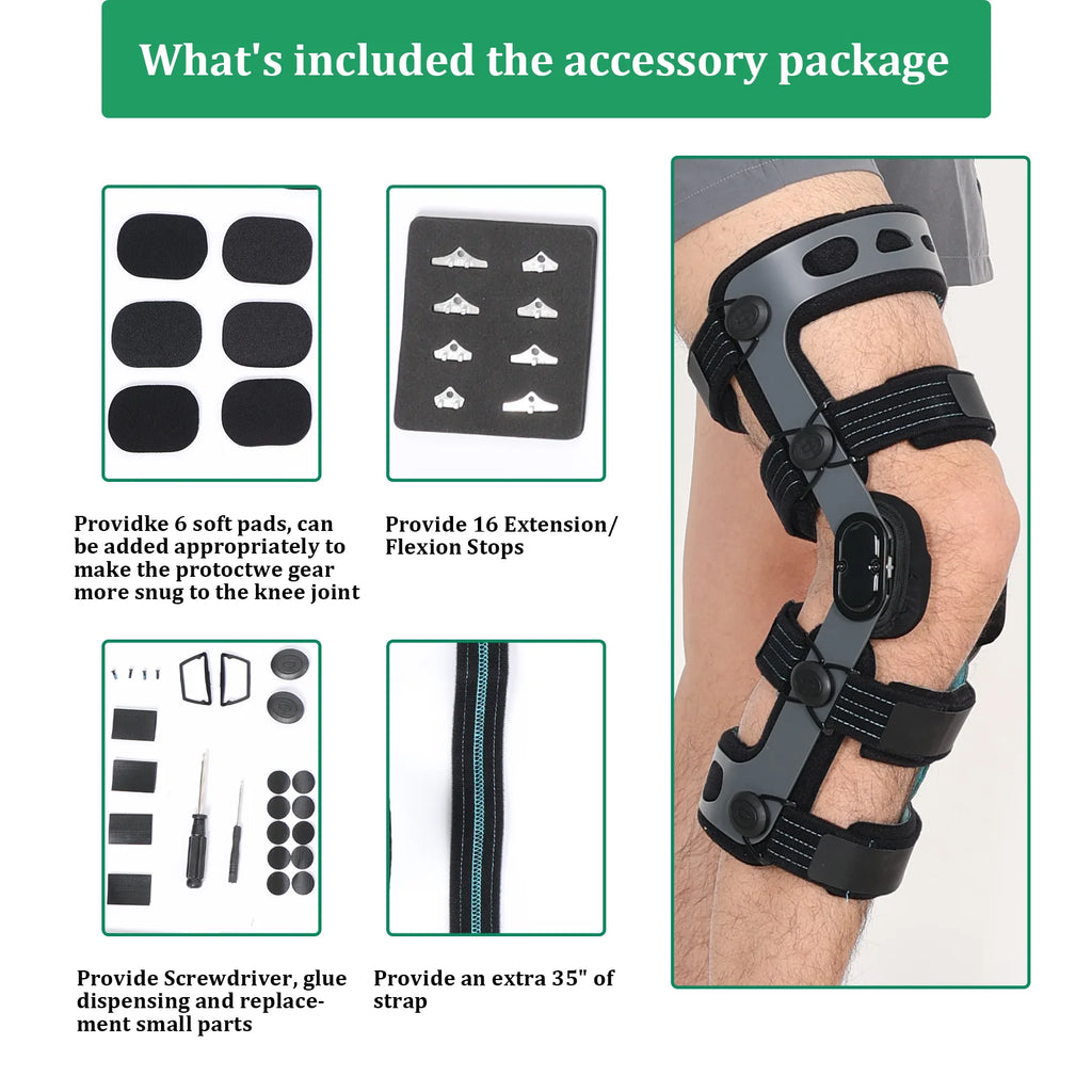 Hinged Knee Brace - ACL/MCL/Meniscus Support
