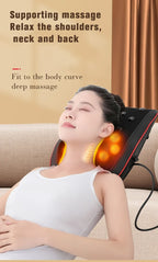 Electric Shiatsu Neck Massager - Heating Traction