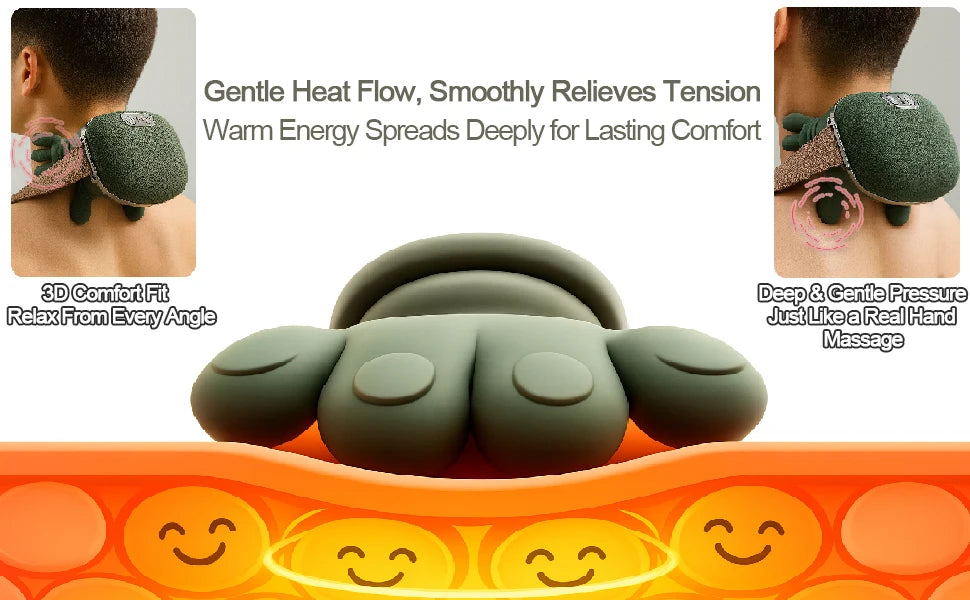 Wireless Neck Shoulder Massager - Kneading Shawl