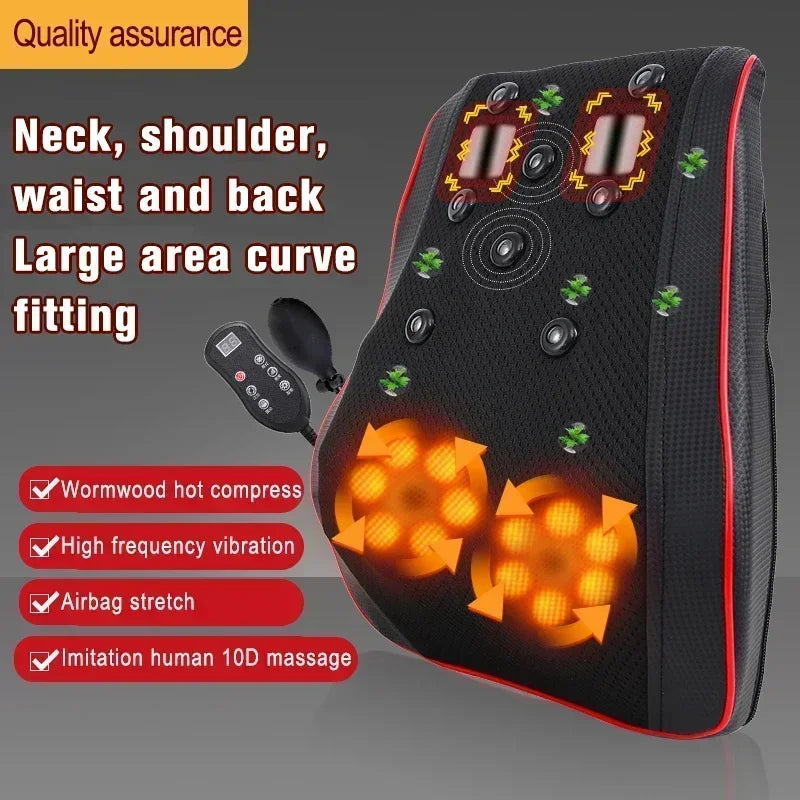 Electric Shiatsu Neck Massager - Heating Traction
