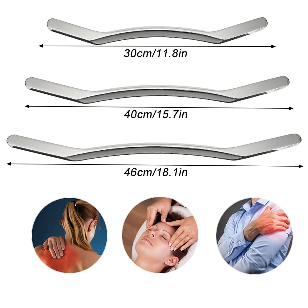 Stainless Steel Gua Sha Tool - Muscle Scraping Massage