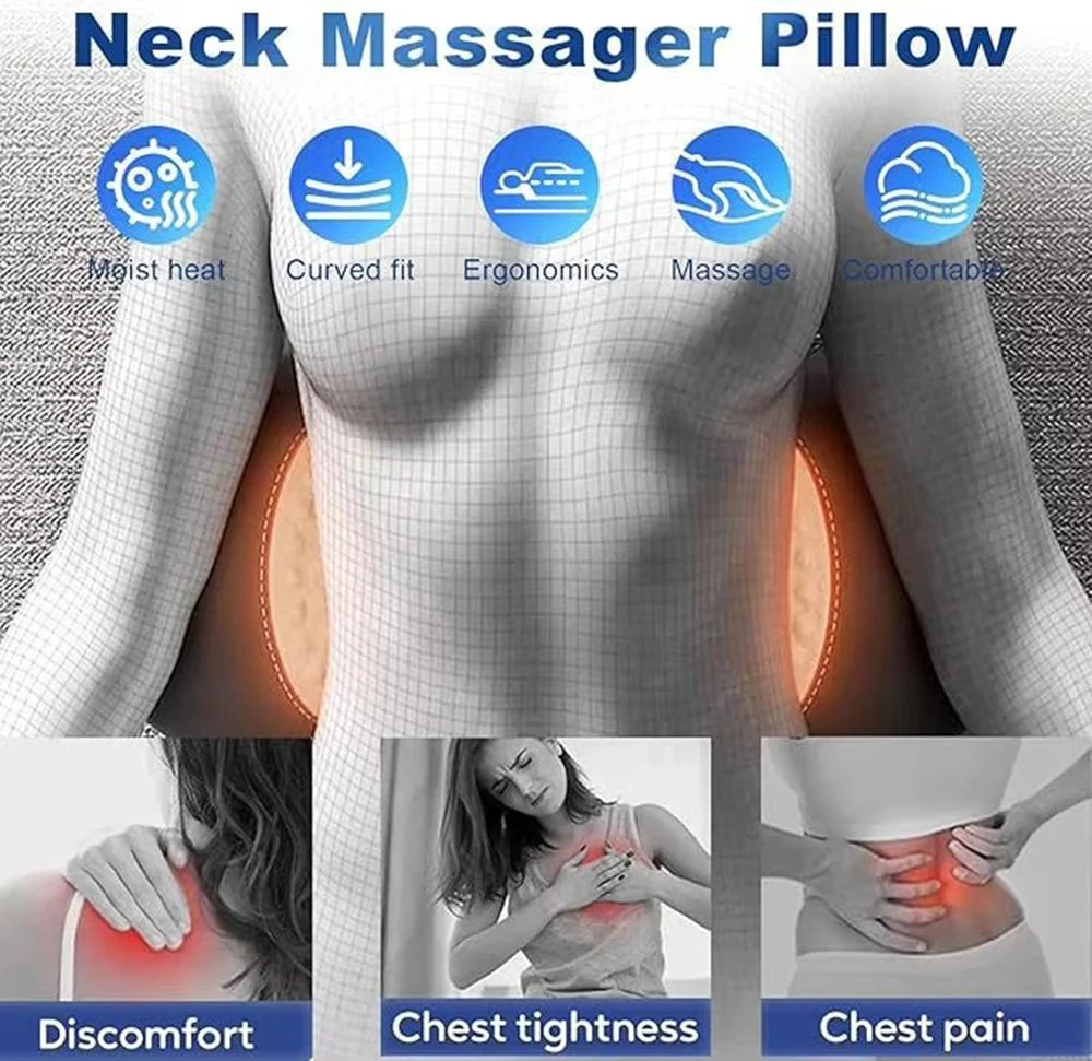 3-in-1 Back Massager - Shiatsu Pain Relief