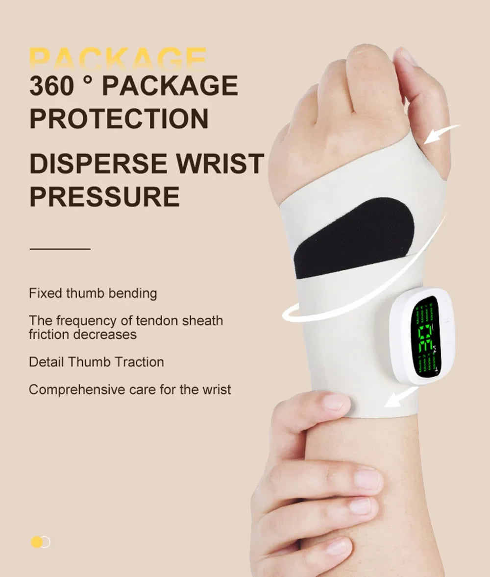 Cordless Hand Massager - USB Wrist Support Brace