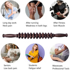 Wooden Massage Roller - Gua Sha Trigger Point Tool