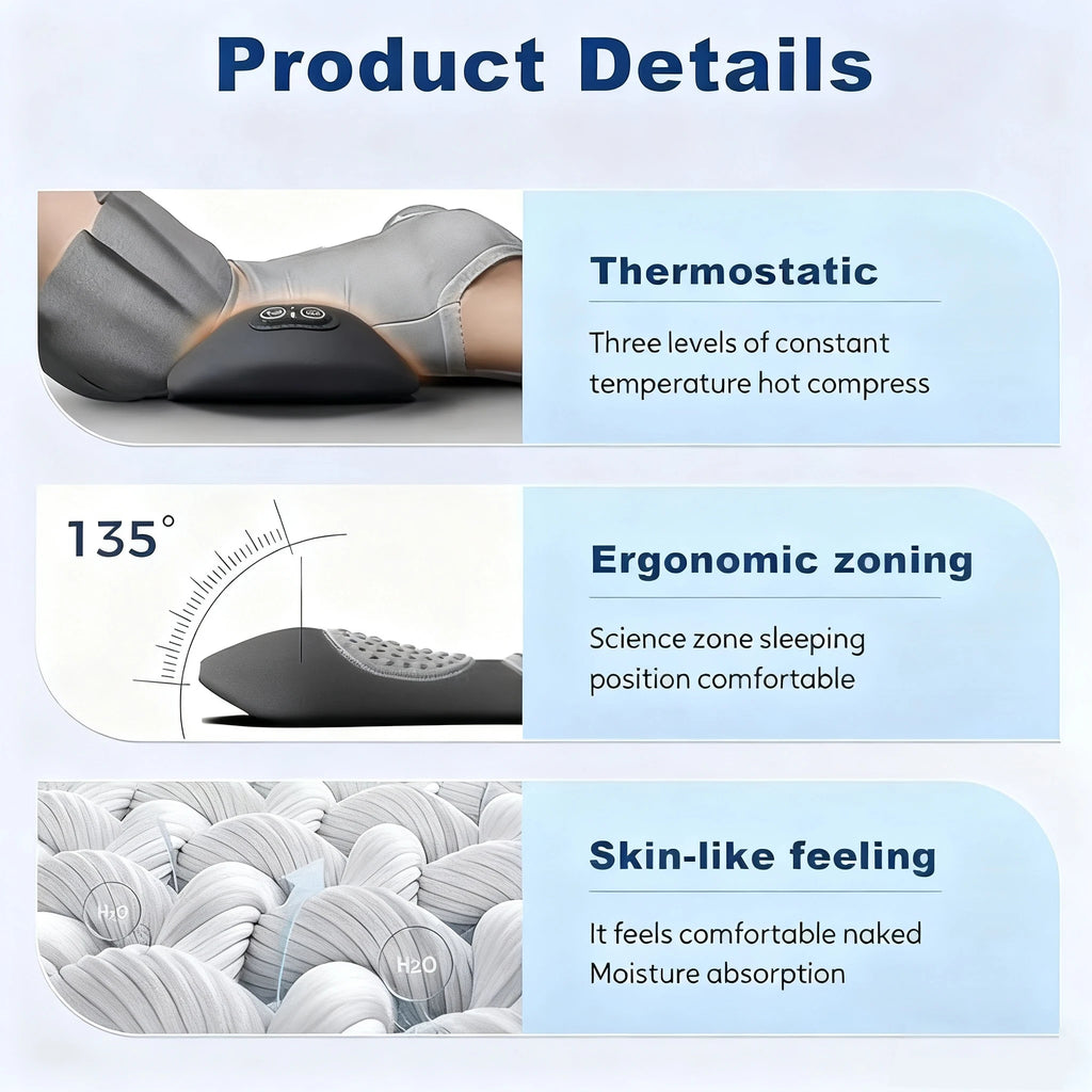 3-in-1 Back Massager - Shiatsu Pain Relief