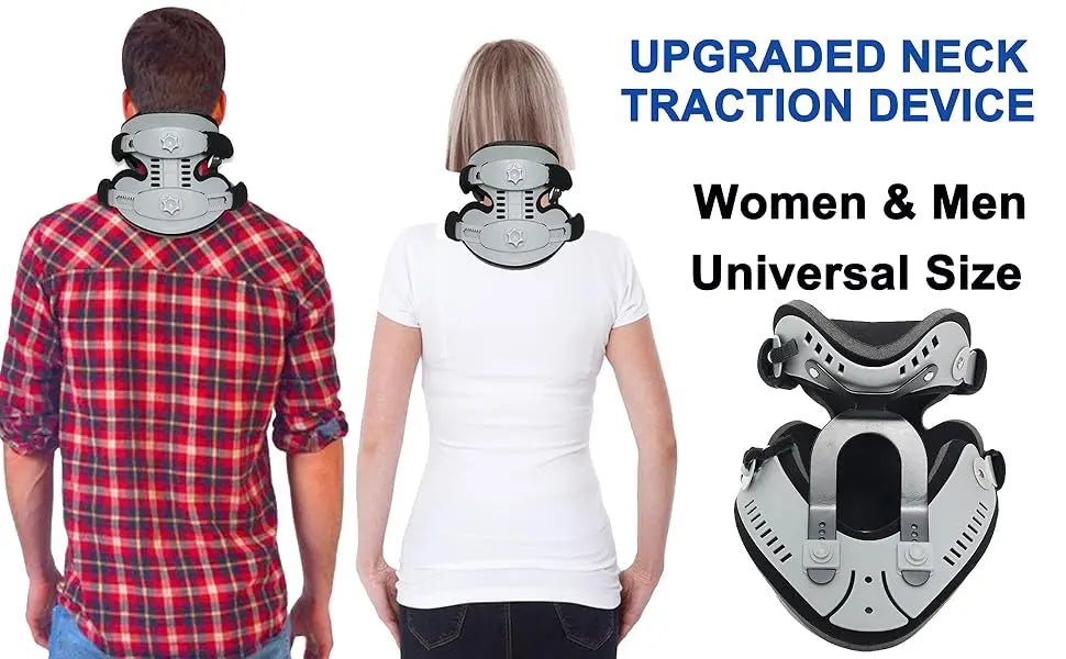 Neck Brace - Adjustable Cervical Collar for Pain Relief