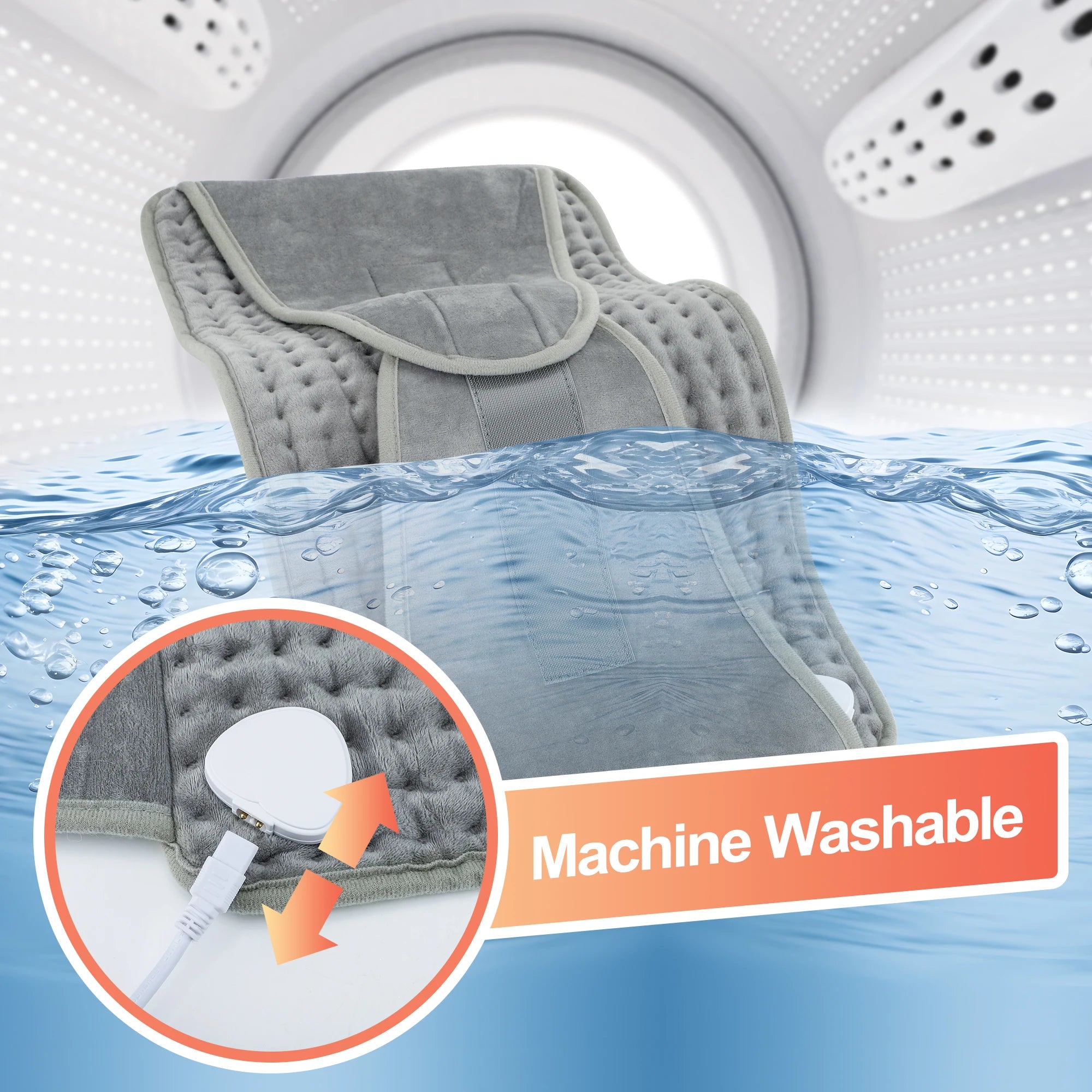 Electric Heating Back Brace - Adjustable Heat Therapy