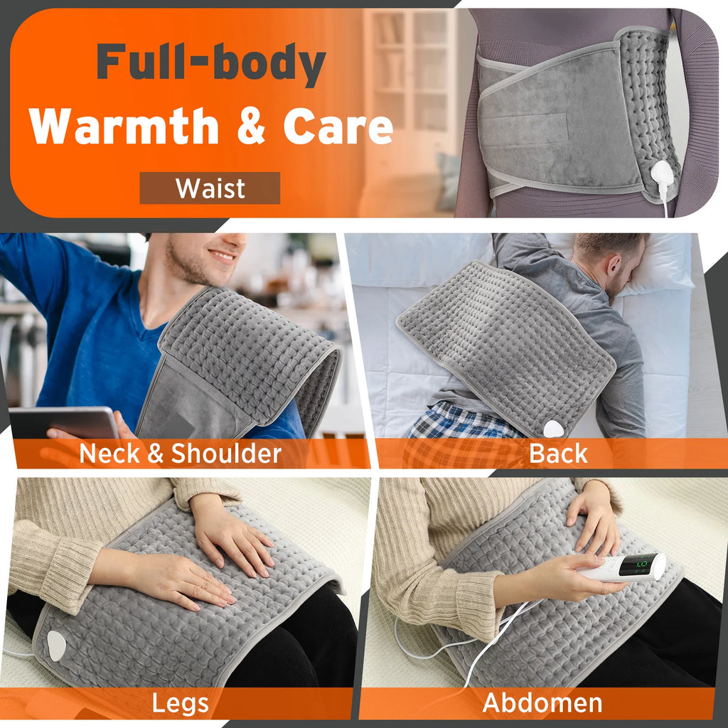 Electric Heating Back Brace - Adjustable Heat Therapy