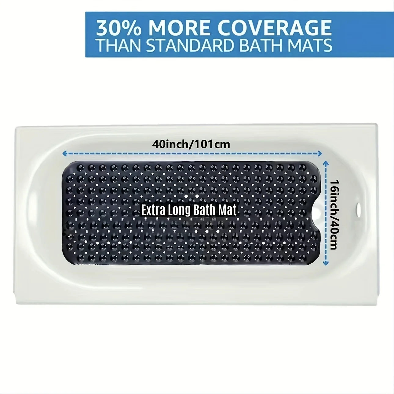 Non-Slip Shower Mat - Elderly Bathroom Safety