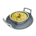 Cool-Touch Microwave Tray with Cover - Kitchen Safety