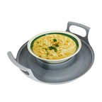 Cool-Touch Microwave Tray with Cover - Kitchen Safety