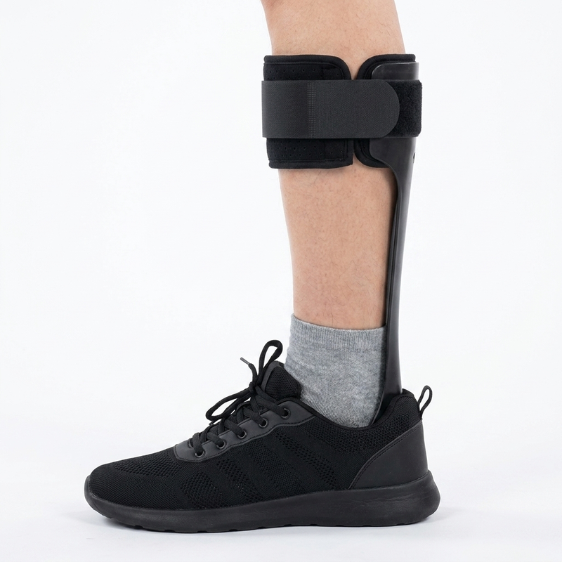 AFO Drop Foot Brace white background