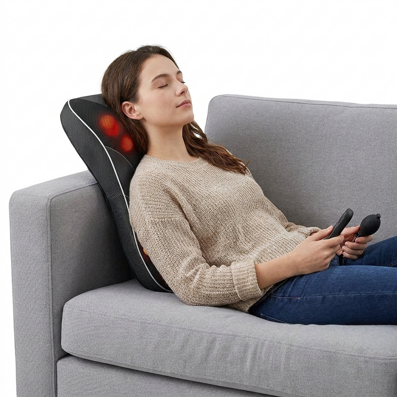 Electric Shiatsu Neck Massager white background