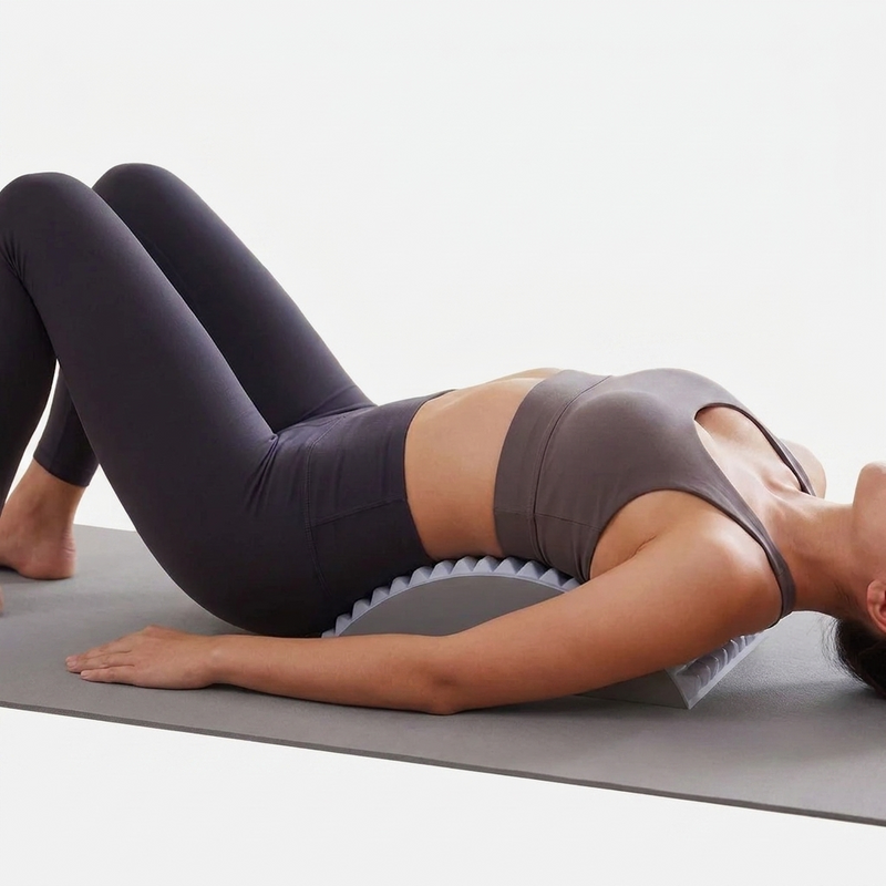 Ergonomic Back Stretcher white background